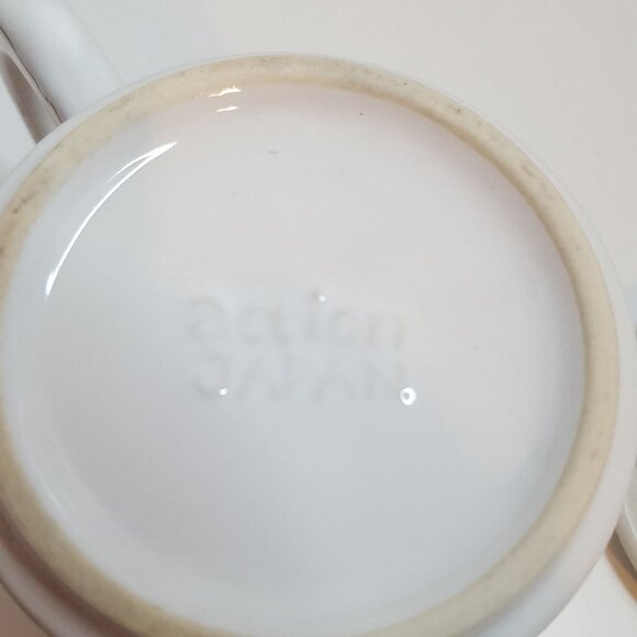 Vintage Cat Coffee Mug With Lid Ceramic Cup Tail Handle Made In Japan - Picture 5 of 8